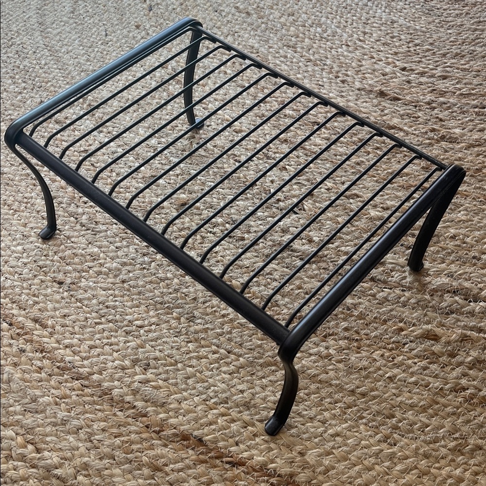 Polished Bronze Metal Shelf Stand (choice of rectangular or corner) - NWOT - Picture 6 of 11